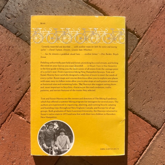 Vintage 20 Bicycle Tours in New Hampshire Biking Cyclist Guide Outdoors - Picture 9 of 9